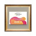 Рамка 45x45 для картин на холсте, пластиковая, без стекла и задника, ВсеПодрамники