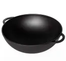 Сковорода WOK чугунная Гардарика, 26 см с 2-мя ручками, экологически чистый материал