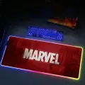 Аниме RGB Marvel игровой коврик для мыши 40x90 см большой xxl компьютерный офисный нескользящий настольный коврик