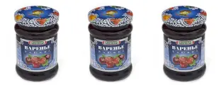 Экопродукт Варенье десертное Клюква, 325 г, 3 шт