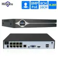 Hiseeu 8CH 4K PoE NVR Видеорегистратор видеонаблюдения Нет