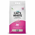Cat's White Baby Powder комкующийся наполнитель с ароматом детской присыпки для кошачьего туалета (5л)
