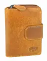 Бумажник KLONDIKE 1896, фактура гладкая, коричневый