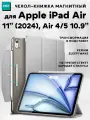Чехол книжка ESR Ascend Trifold Case для Apple iPad Air 11 (2024) / Air 5 / Air 4 10.9 - серый