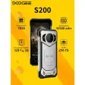 Смартфон Doogee S200 32 ГБ(12+20)/256 ГБ,6,72 дюйма 120 Гц, Dimensity 7050, Камера 100 МП,10100 мАч Аккумулятор, серебро