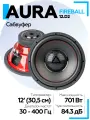 Сабвуфер для автомобиля Aura FIREBALL-12. D2 12 (30 см) / Пассивный сабвуфер для авто 12 дюймов