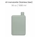 Бутылка из нержавеющей стали Memobottle A5, зеленый