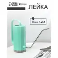 Лейка, 1,2 л, без рассеивателя, зелёная, Greengo