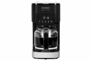 Кофеварка CASO Coffee Taste & Style, капельная, пластик/нержавеющая сталь, 1,5 л, черная