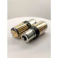 Желтые PY21W LED 1-контактные со смещением 12-24V лампы (PY21W 1156 BAU15S) 144SMD 3014 для автомобилей мототехники грузовиков, 2шт