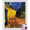 Набор для вышивания крестом Ночная терраса кафе по мотивам картины В. Ван Гога Риолис арт.2217 40х50 см