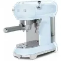 Кофемашина Smeg ECF01PBEU, нержавеющая сталь, пастельно-голубая