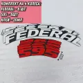 Наклейки на шины FEDERAL595, высота 35мм, +клей 20мл. Резиновые буквы для колес авто и мото из 3D резины, Спортивные диски. Надписи на диски и колёса.