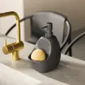 Дозатор для мыла с подставкой для губки Umbra Joey, черный
