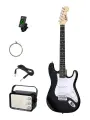Электрогитара с комбоусилителем и аксессуарами Belcat BST-KIT-BK