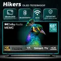 Телевизор 65 со Смарт ТВ Hikers 65HTU01 4K UHD, Smart TV, Wi Fi, Bluetooth, TIZEN OS, MEMC, Dolby Audio, HDR, DLED