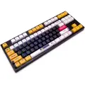 Клавиатура Дарк Проджект KD87A LTD Механическая игровая Gateron Mechanical Cap Teal черный/желтый (RUS) USB