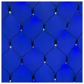 Сетка светодиодная со статическим свечением соединяемая Uniel 2х1,5м. 288 светодиодов. Бело-синий свет. Провод черный (UL-00005485)