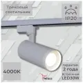 Светильник трековый Reluce 05830-9.3-001QY LED30W WT