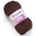 Пряжа YarnArt Flowers Unicolor шоколад (766), 55%хлопок/45%акрил, 200м, 50г, 5шт