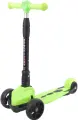 Самокат Sportsbaby Детский трехколесный самокат-беговел MS-927 Virage салатовый складной со светящимися колесами