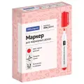 OfficeSpace Набор маркеров для белых досок WBM_85372 / WBM_85433 /  WBM_85341, 12 шт., красный, 3 мм, 12 шт.