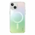 Uniq чехол для iPhone 15, COEHL Linear MagSafe Iridescent (радужный)
