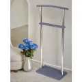 Вешалка напольная для одежды для брюк и юбок МДФ и металл 105,5 см цвет графит