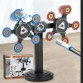 Автоматическая игровая мишень Вертушка с 10 целями с счетчиком попаданий для орбизов, нёрфах, присосках