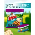 Сухарики Емеля Балык из осетрины, ржано-пшеничные, без ГМО, 10 упаковок по 90 г