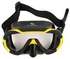 Маска SCORPENA MIAMI JUNIOR, чёрно-жёлтая