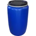 Бочка Родемос п/э 127л с крышкой на обруче, цв. синий