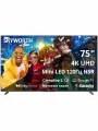 Телевизор LED Skyworth 75 75X85G Mini LED Magic Sound Karaoke TV Frameless черный/черный Smart