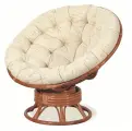 Кресло-качалка Papasan VINOTTI 23/01В Цвет: коньяк, подушка рогожка