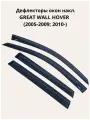 Дефлекторы окон накл. GREAT WALL HOVER (2005-2009; 2010-) ALVI-STYLE Китай