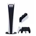 Игровая приставка Sony PlayStation 5 Slim Digital Edition+2-ой геймпад(черный)+зарядное