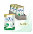 Молочная смесь NAN 3 на козьем молоке 400г 3 шт