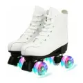 Квады Роликовые коньки Banwei White, светящиеся колёса, фигурные