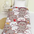 Покрывало детское на кровать 145х200 на диван Кавай котята