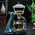 Заварочный Чайник Гунфу с магнитом / Чайник для чайной церемонии, Олень, синий