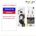 Nite Ize CamJam XT алюминиевый затягивающий шнур, алюминий, Большой универсальный затягивающий механизм с карабином + нагрузка 500 фунтов L, NCJLA-01-R3