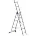 Лестница трехсекционная алюмет 5306 3х6