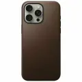 Чехол Nomad Modern Leather Case с поддержкой MagSafe для iPhone 15 Pro Max, кожа, коричневый