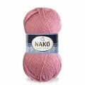 Пряжа Sport wool Nako, розовый - 2276, 25% шерсть, 75% премиум акрил, 5 мотков, 100 г, 120 м.