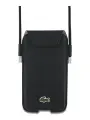 Lacoste для смартфонов чехол Crossbody Phone Sleeve PVC Iconic Petit Pique Black (XL, Pro Max) +Cord