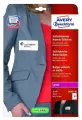 Бейдж горизонтальный 80х50 мм самоклеящийся Avery Zweckform (10 шт на листе А4, уп. 20 л)