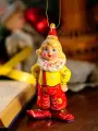 Елочная игрушка фарфоровая Клоун Ручная работа / Мастерская сказок