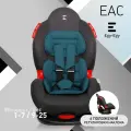 Автокресло детское Еду-Еду KS 525 от 9 до 25 кг, гр. I/II, т. серый, т. бирюзовый