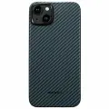 Чехол PITAKA MagEZ Case 4 для iPhone 15 6.1, черный/синий (Black/Blue Twill) 1500D