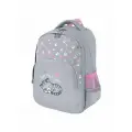 Рюкзак BRAUBERG SOFT, 2 отделения, 3 кармана, Sleepy cat, светящийся, 40х31х15 см, 272035
